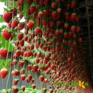 Клубника ампельная Анастасия купить по цене от 370р. в интернет-магазине «Посадика» с доставкой почтой в в Бабушкине и по всей России – [изображение №1].